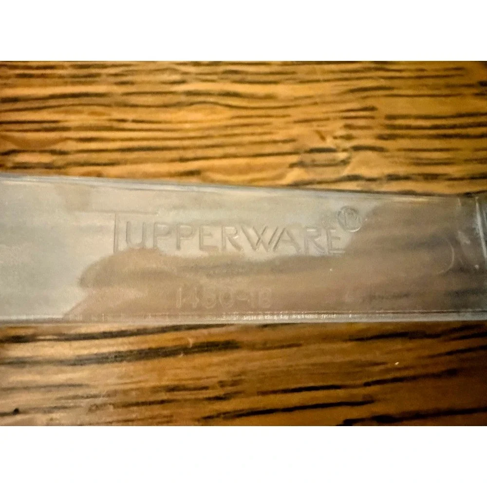 Vintage Tupperware Olive Pickle Fork 1450 Clear Mid Century Barware 1960's- 1970